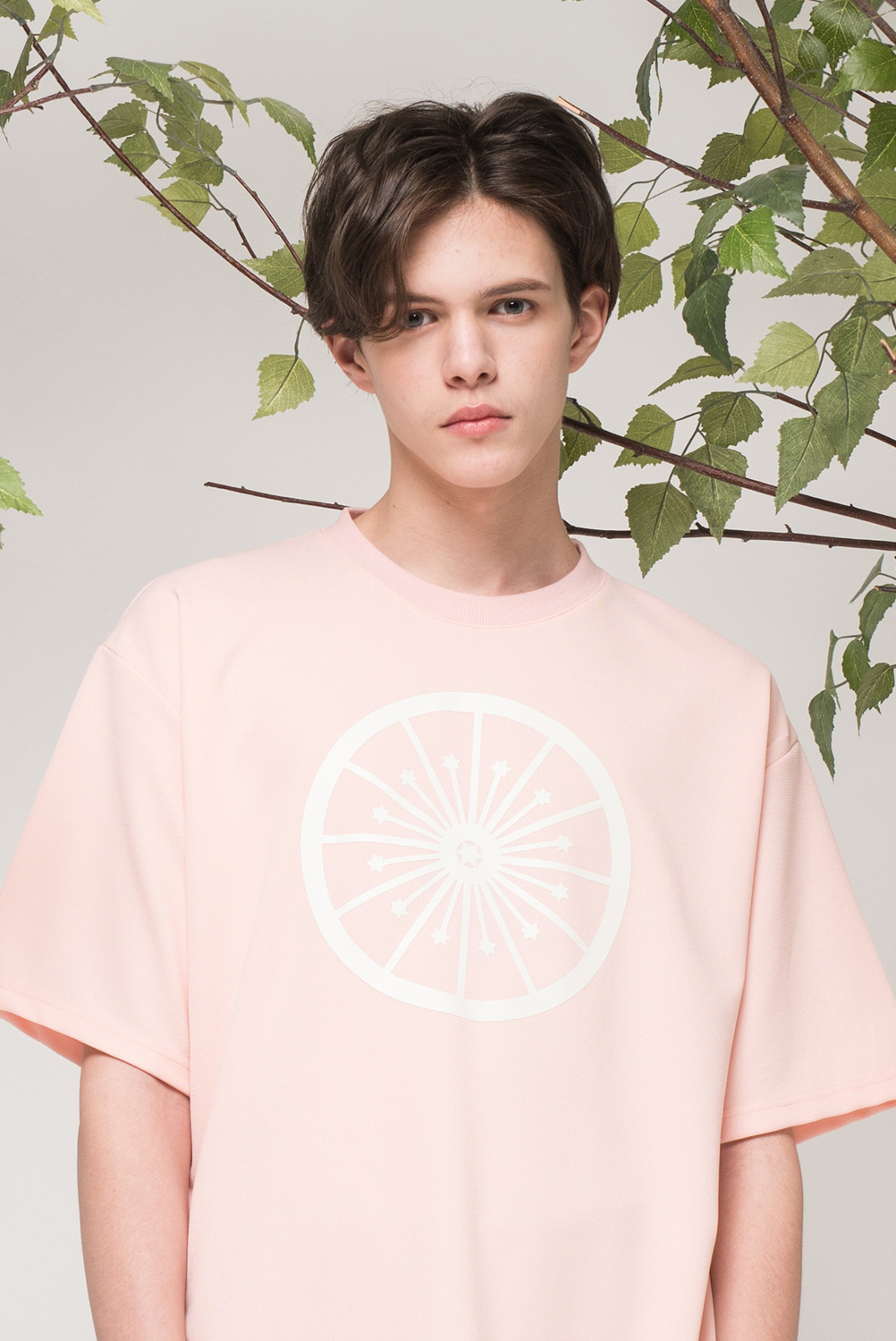 [UNISEX] Wheel of fortune T-shirt (Pink)